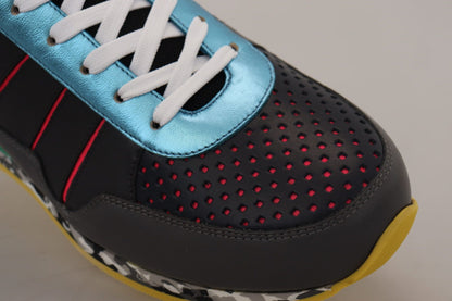Dolce & Gabbana Multicolor Sport Low Top Shoes Sneakers - SMARTMARTNZ
