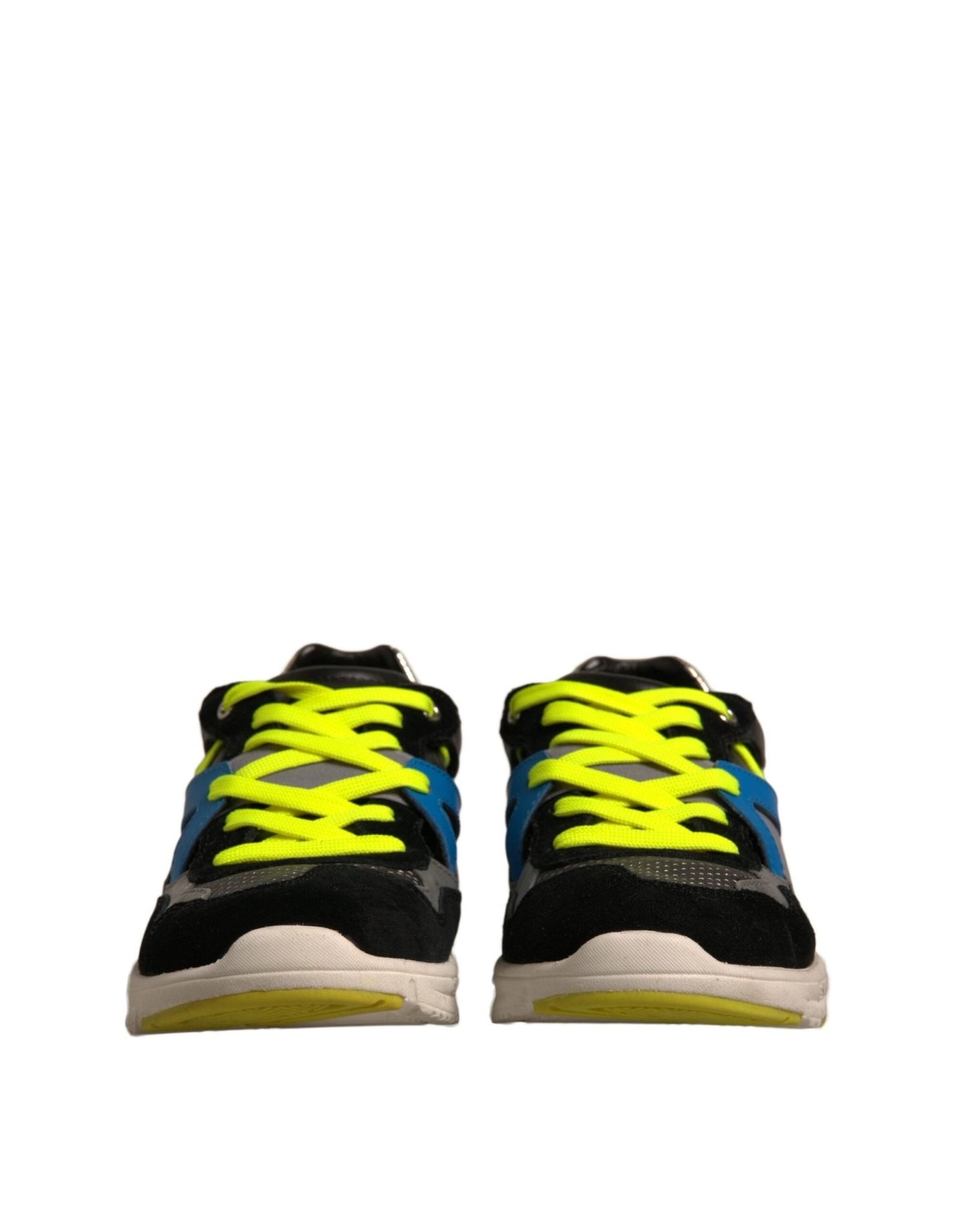 Dolce & Gabbana Multicolor Suede Low Top Sneakers Shoes - SMARTMARTNZ