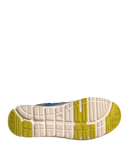 Dolce & Gabbana Multicolor Suede Low Top Sneakers Shoes - SMARTMARTNZ