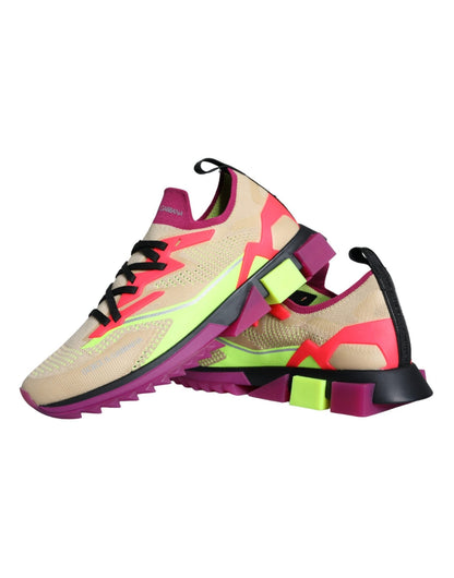 Dolce & Gabbana Multicolor Super King Low Top Sneakers Shoes - SMARTMARTNZ