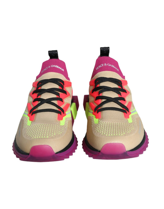 Dolce & Gabbana Multicolor Super King Low Top Sneakers Shoes - SMARTMARTNZ