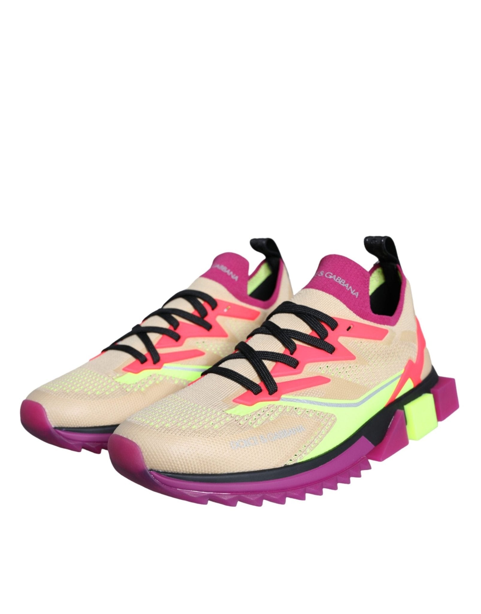 Dolce & Gabbana Multicolor Super King Low Top Sneakers Shoes - SMARTMARTNZ