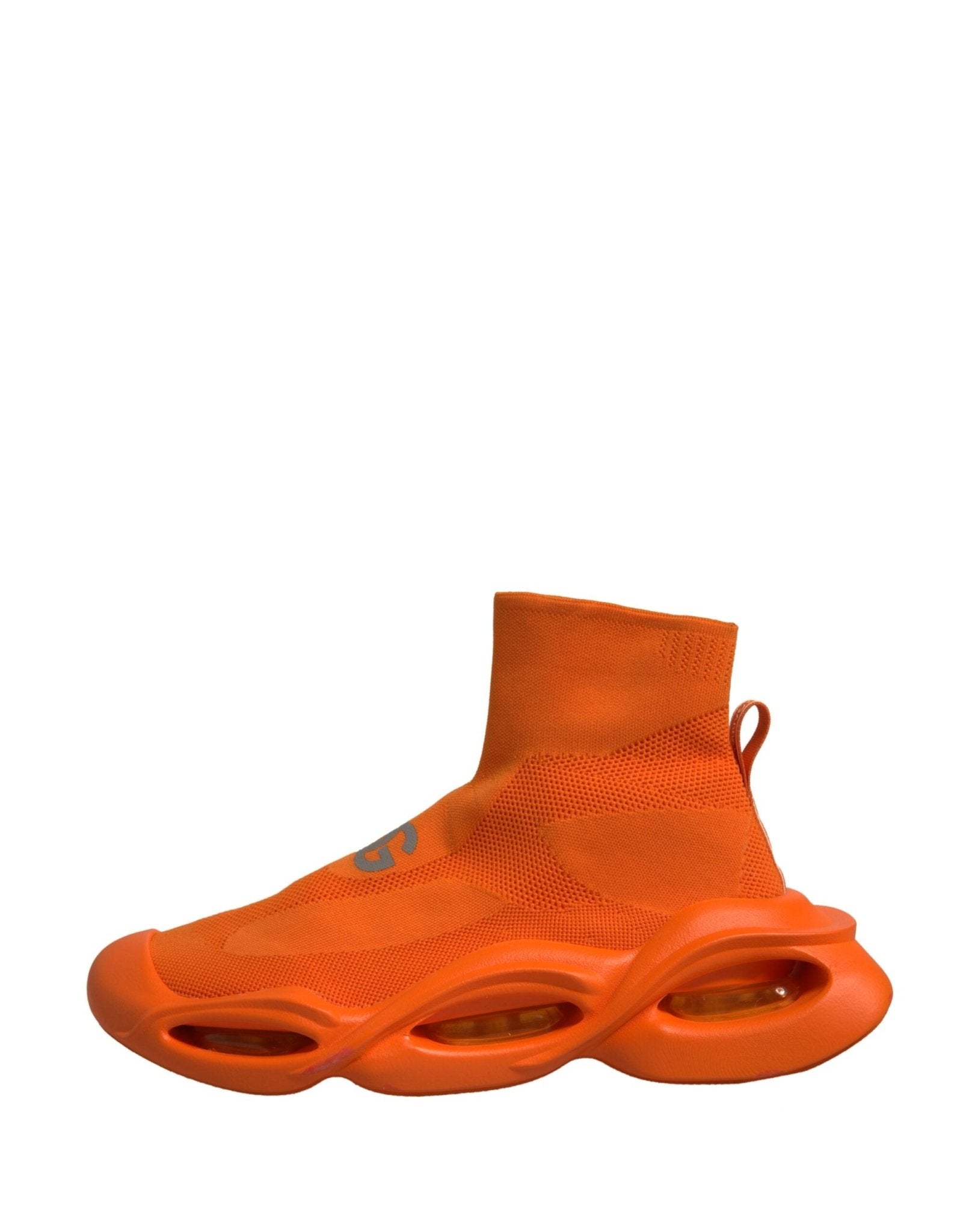 Dolce & Gabbana Orange Slip On Wave Socks Men Sneakers Shoes - SMARTMARTNZ