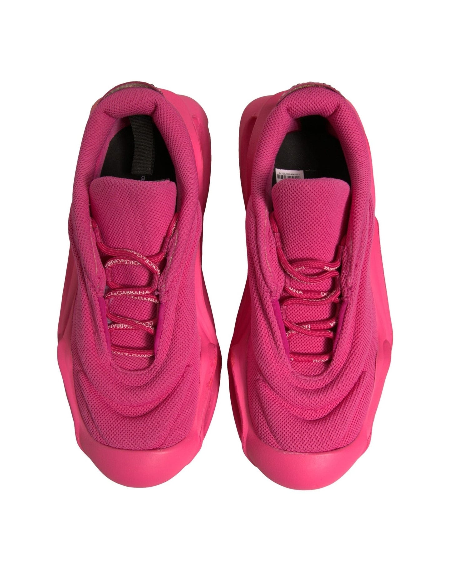 Dolce & Gabbana Pink Wave Low Top Lace Up Men Sneakers Shoes - SMARTMARTNZ