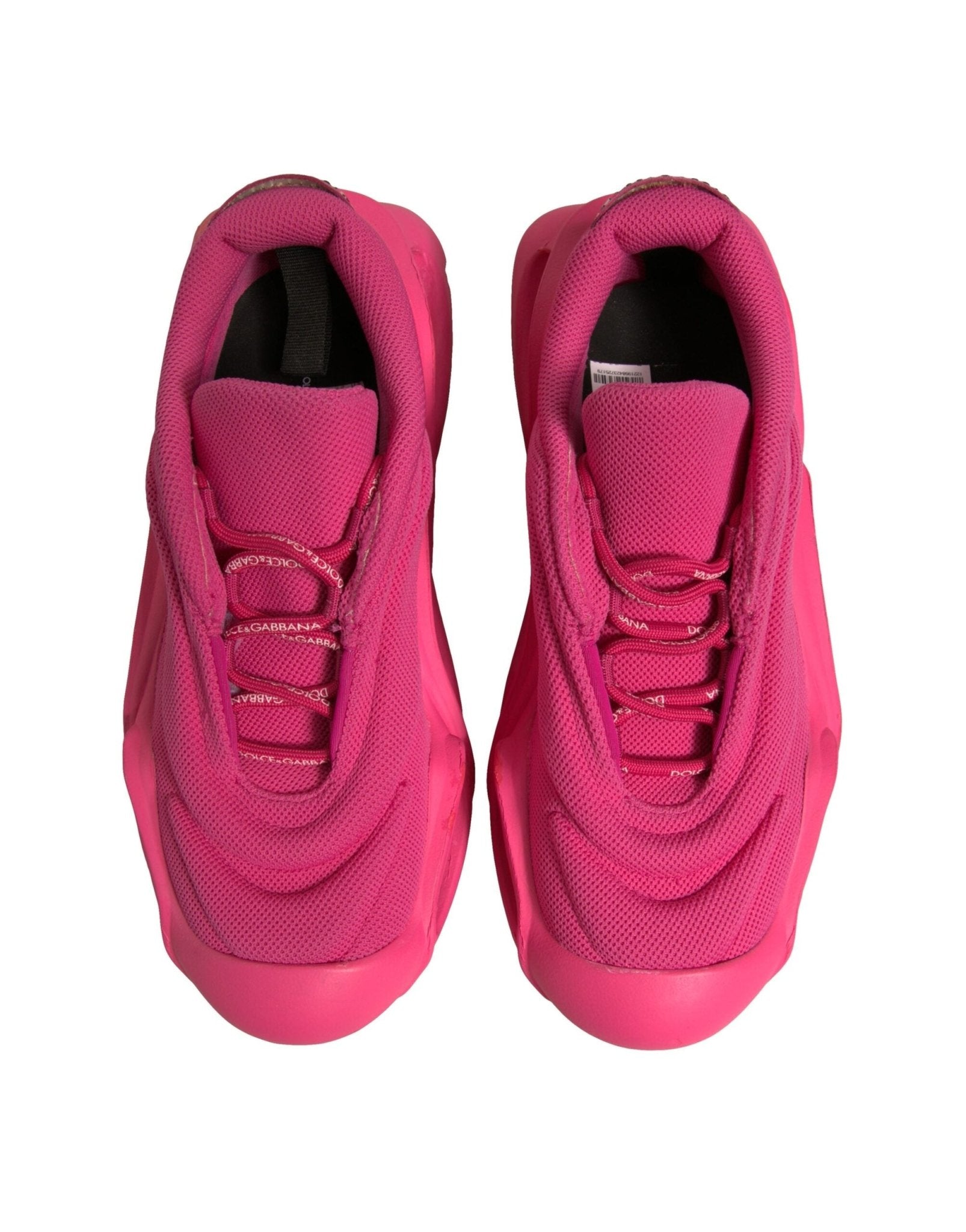 Dolce & Gabbana Pink Wave Low Top Lace Up Men Sneakers Shoes - SMARTMARTNZ