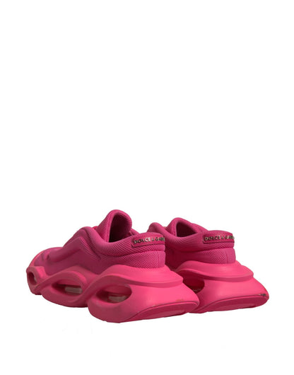 Dolce & Gabbana Pink Wave Low Top Lace Up Men Sneakers Shoes - SMARTMARTNZ