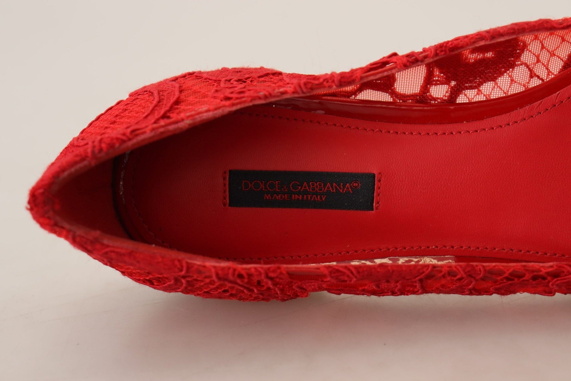 Dolce & Gabbana Red Taormina Crystals Loafers Flats Shoes - SMARTMARTNZ