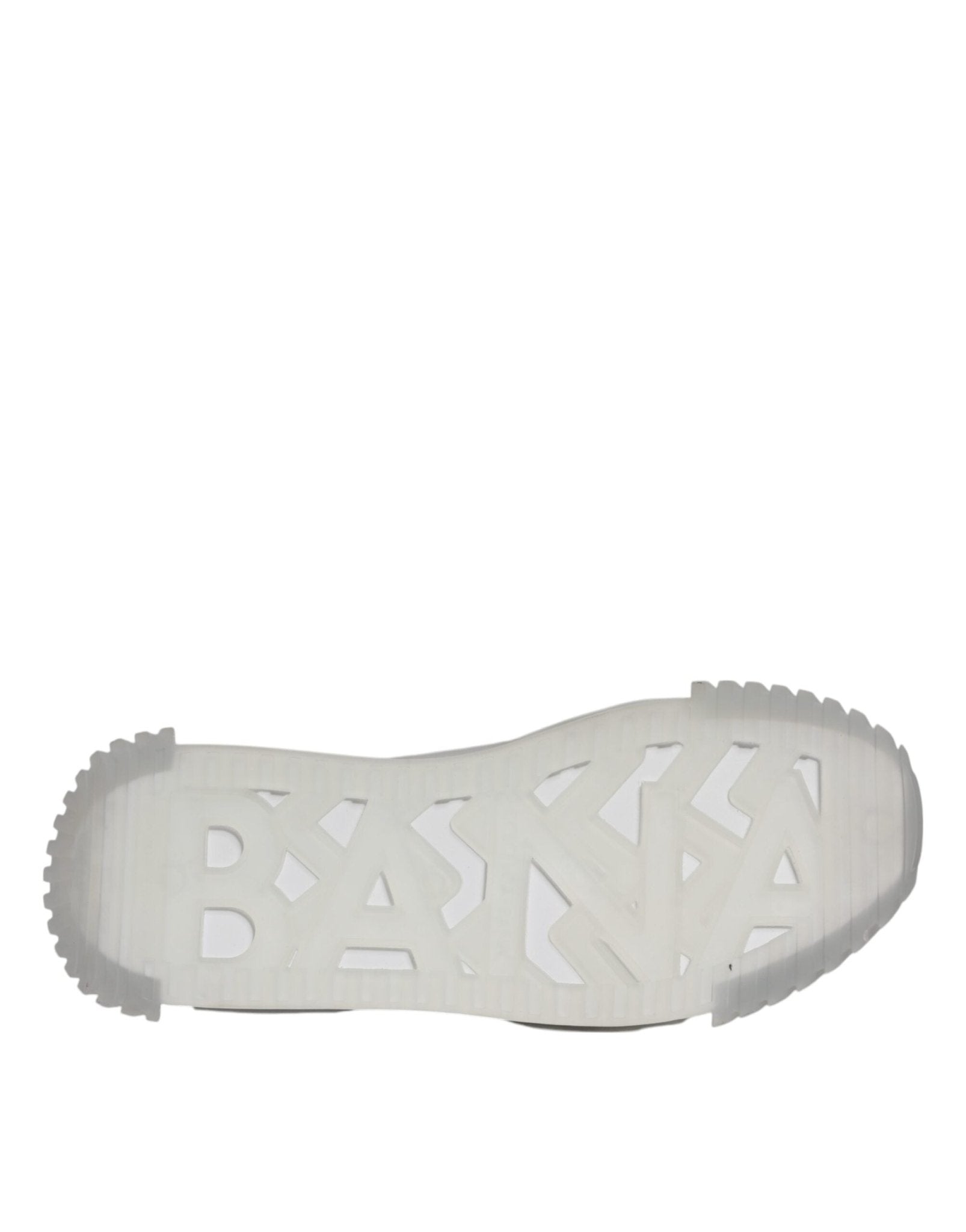 Dolce & Gabbana Silver Black Nylon NS1 Low Top Sneakers Shoes - SMARTMARTNZ