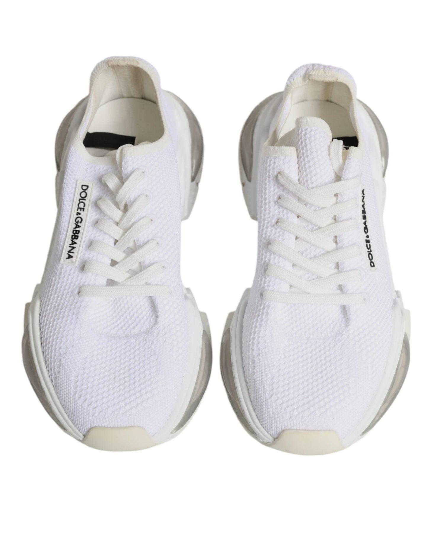 Dolce & Gabbana White Airmaster Low Top Men Sneakers Shoes - SMARTMARTNZ