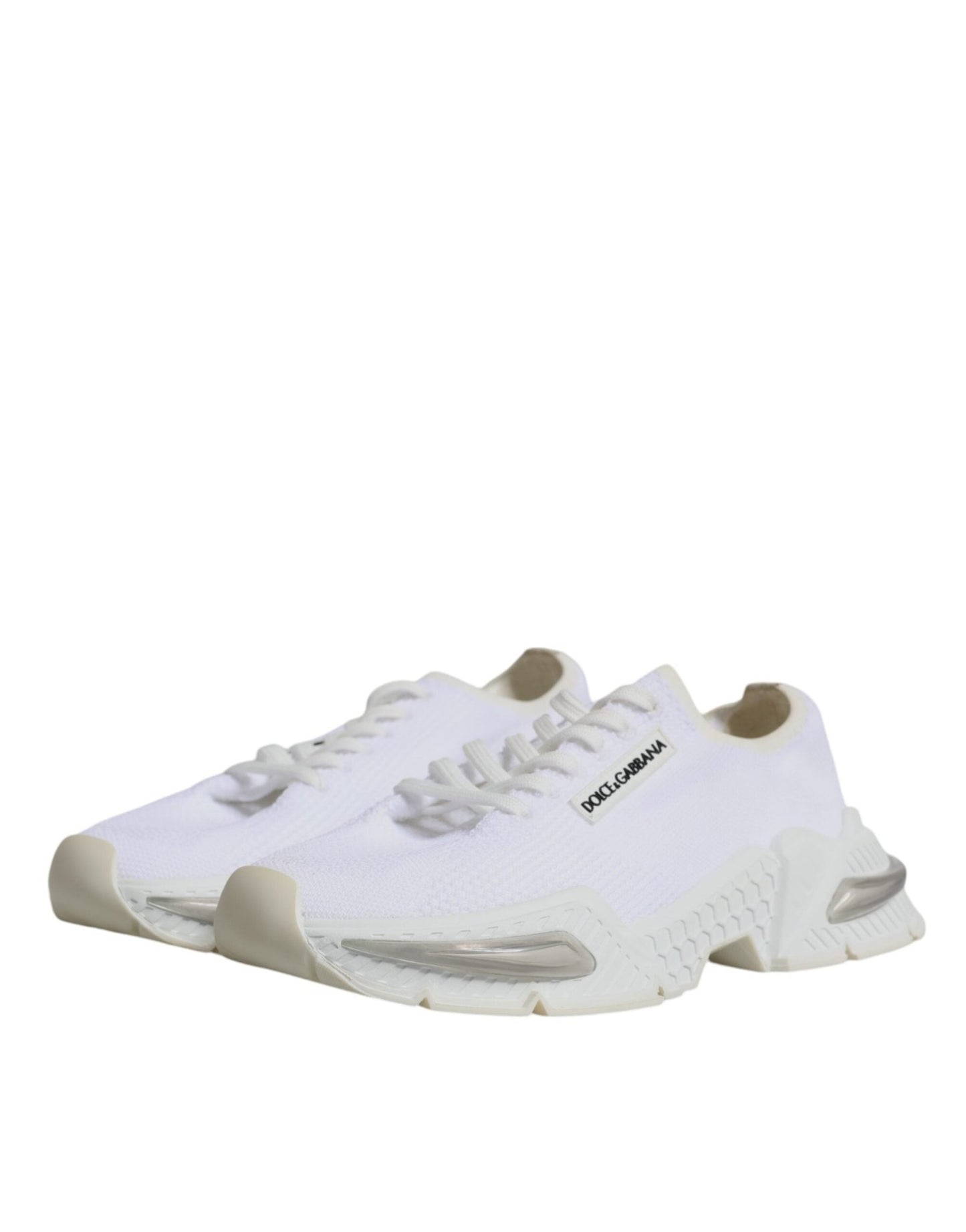 Dolce & Gabbana White Airmaster Low Top Men Sneakers Shoes - SMARTMARTNZ