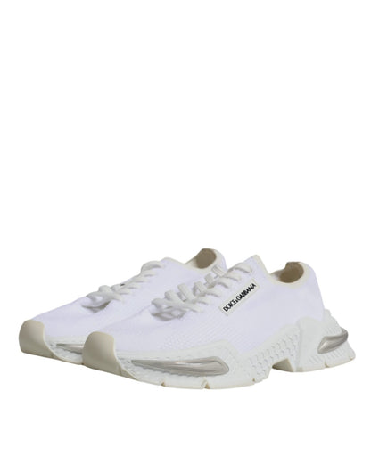 Dolce & Gabbana White Airmaster Low Top Men Sneakers Shoes - SMARTMARTNZ