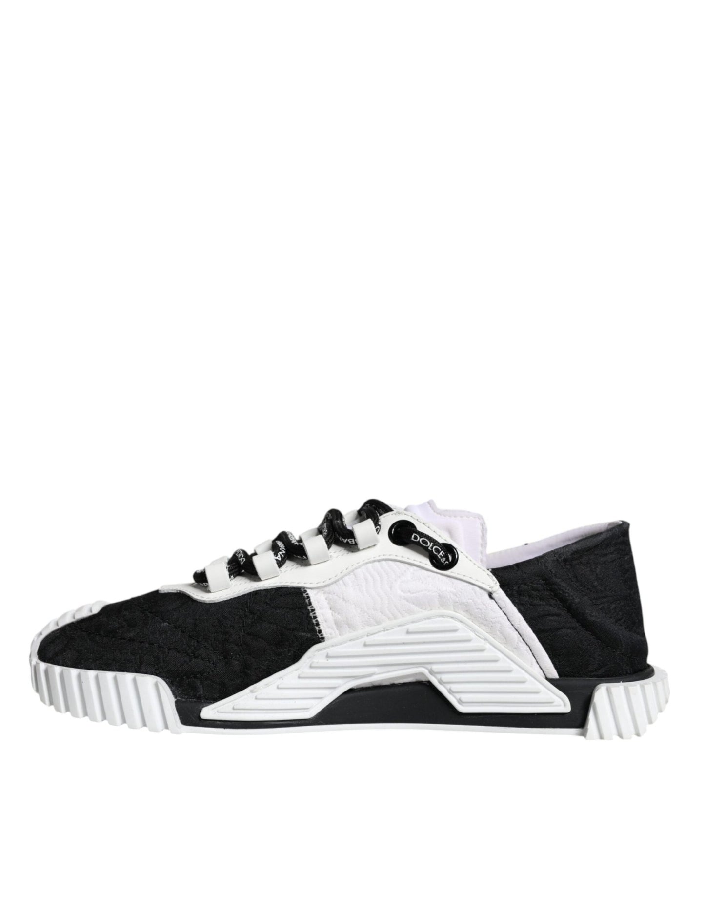 Dolce & Gabbana White Black Low Top NS1 Sneakers Shoes - SMARTMARTNZ