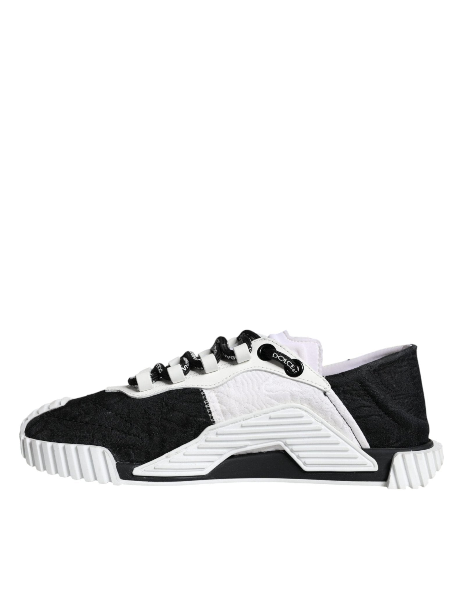 Dolce & Gabbana White Black Low Top NS1 Sneakers Shoes - SMARTMARTNZ
