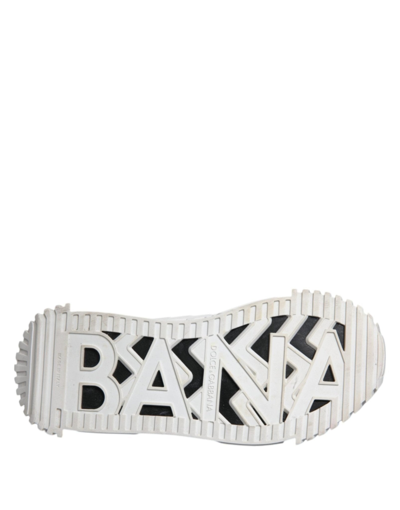 Dolce & Gabbana White Black NS1 Low Top Sneakers Shoes - SMARTMARTNZ