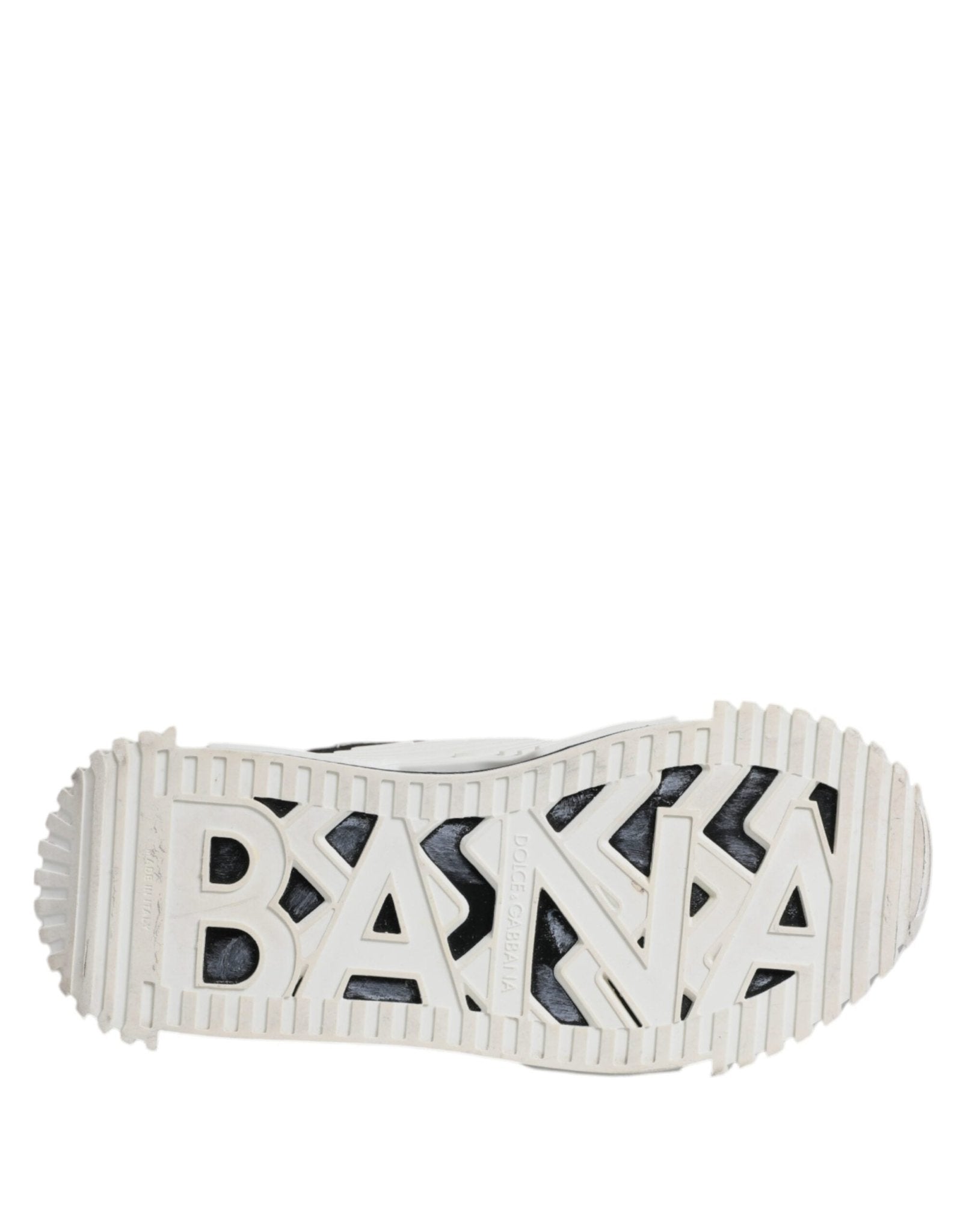 Dolce & Gabbana White Black NS1 Low Top Sneakers Shoes - SMARTMARTNZ