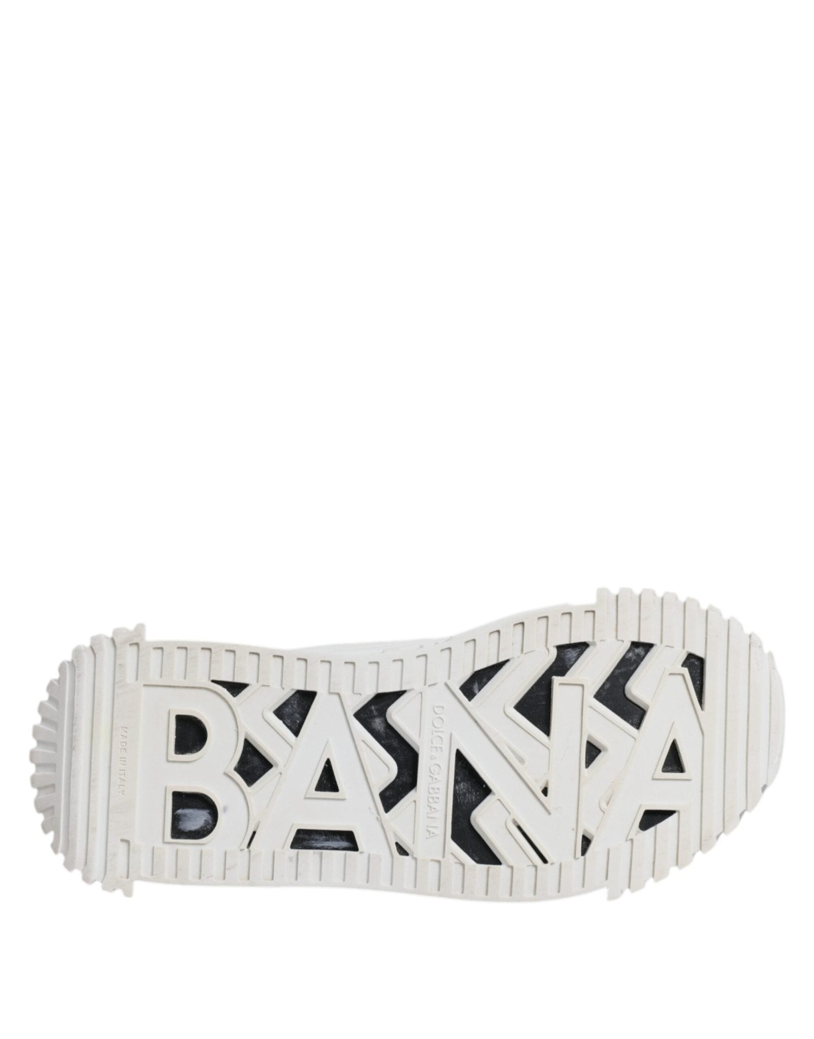 Dolce & Gabbana White Black NS1 Low Top Sneakers Shoes - SMARTMARTNZ