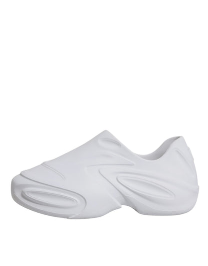 Dolce & Gabbana White Daymaster Low Top Men Sneakers Shoes - SMARTMARTNZ