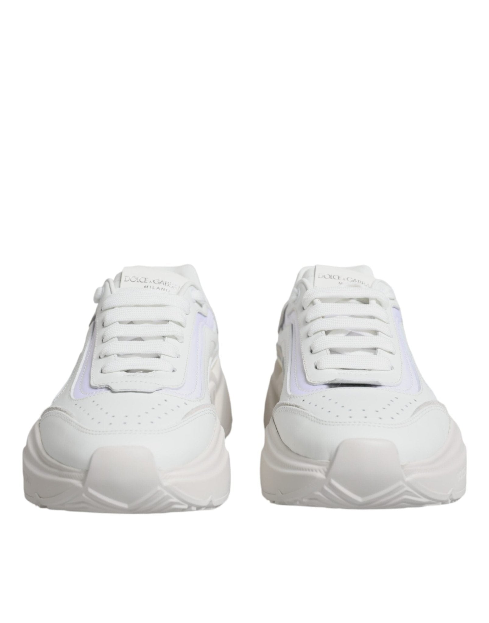 Dolce & Gabbana White Daymaster Low Top Sneakers Shoes - SMARTMARTNZ