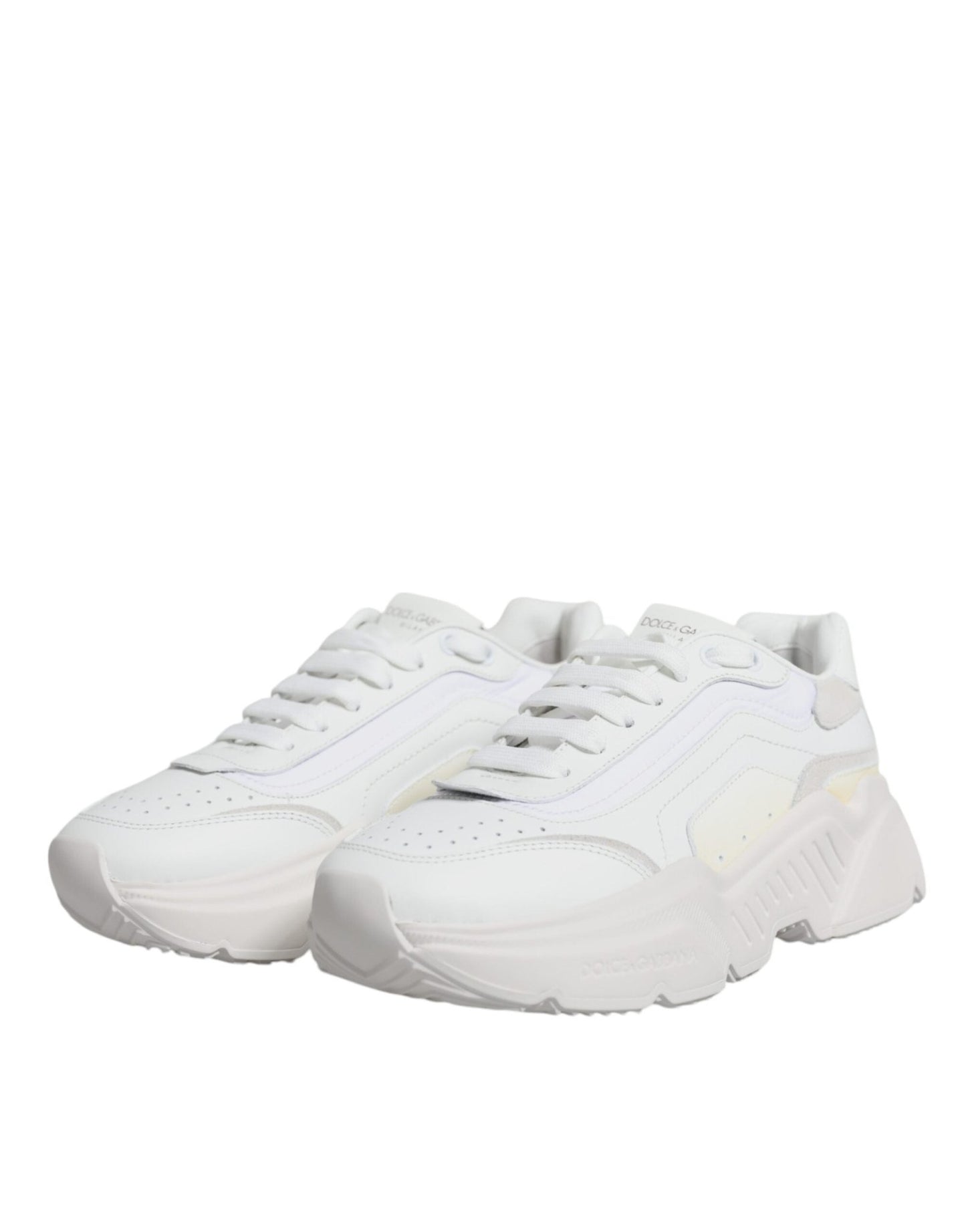 Dolce & Gabbana White Daymaster Low Top Sneakers Shoes - SMARTMARTNZ