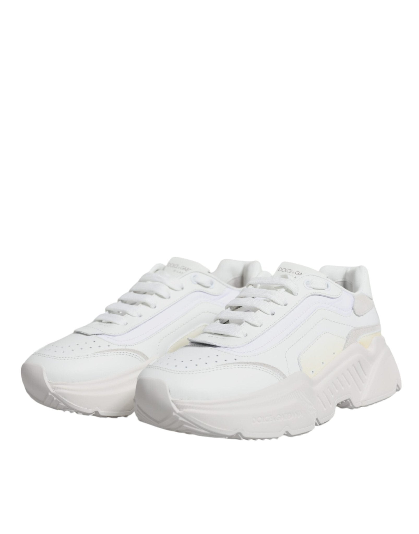 Dolce & Gabbana White Daymaster Low Top Sneakers Shoes - SMARTMARTNZ