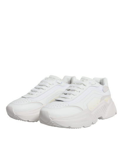 Dolce & Gabbana White Daymaster Low Top Sneakers Shoes - SMARTMARTNZ