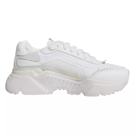 Dolce & Gabbana White Daymaster Low Top Sneakers Shoes - SMARTMARTNZ