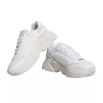 Dolce & Gabbana White Daymaster Low Top Sneakers Shoes - SMARTMARTNZ