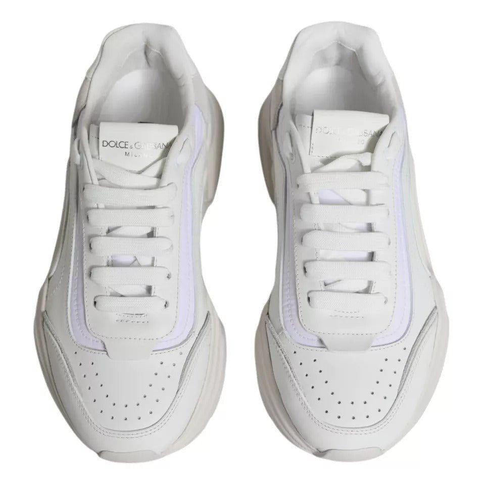 Dolce & Gabbana White Daymaster Low Top Sneakers Shoes - SMARTMARTNZ