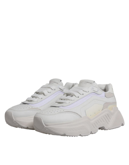 Dolce & Gabbana White Daymaster Low Top Sneakers Shoes - SMARTMARTNZ