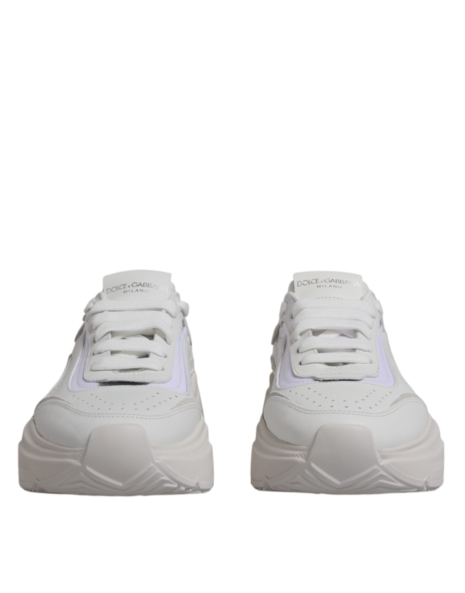 Dolce & Gabbana White Daymaster Low Top Sneakers Shoes - SMARTMARTNZ