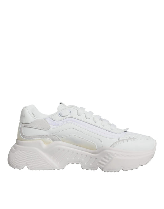 Dolce & Gabbana White Daymaster Low Top Sneakers Shoes - SMARTMARTNZ