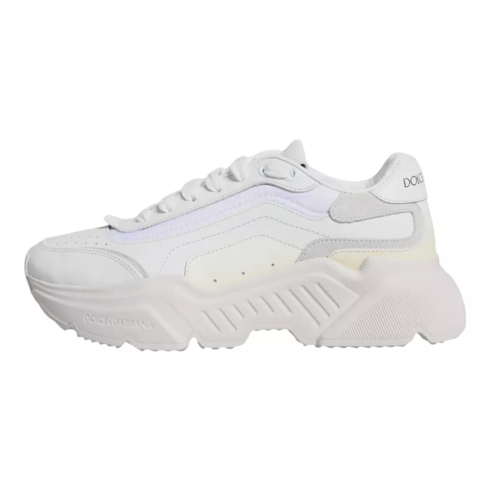 Dolce & Gabbana White Daymaster Low Top Sneakers Shoes - SMARTMARTNZ