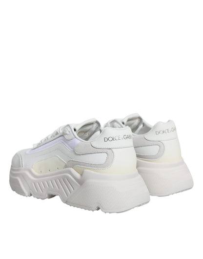 Dolce & Gabbana White Daymaster Low Top Sneakers Shoes - SMARTMARTNZ