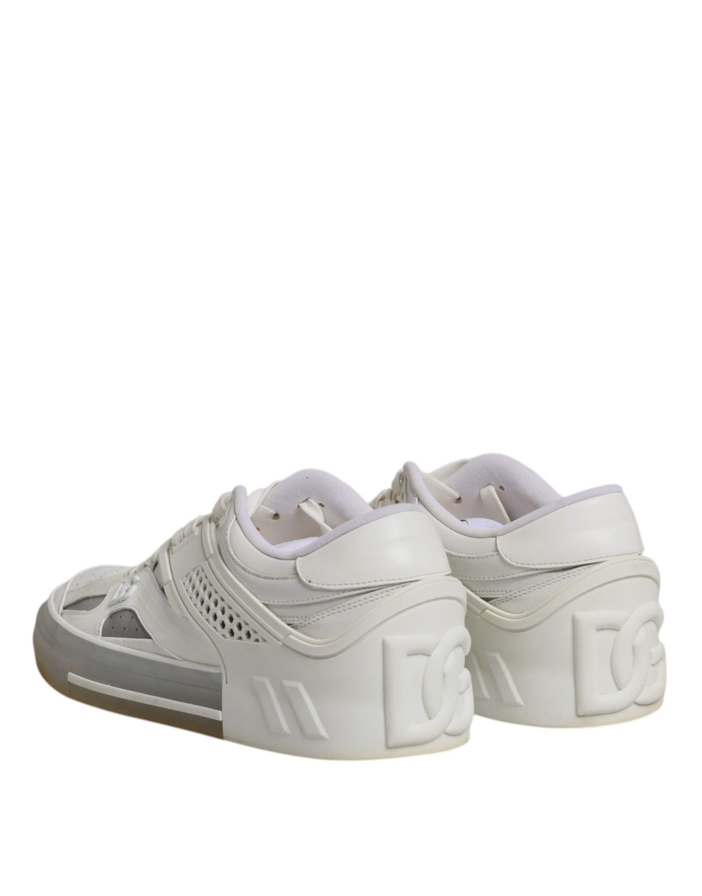 Dolce & Gabbana White DG Logo CUSTOM 2.Zero Sneakers Shoes - SMARTMARTNZ