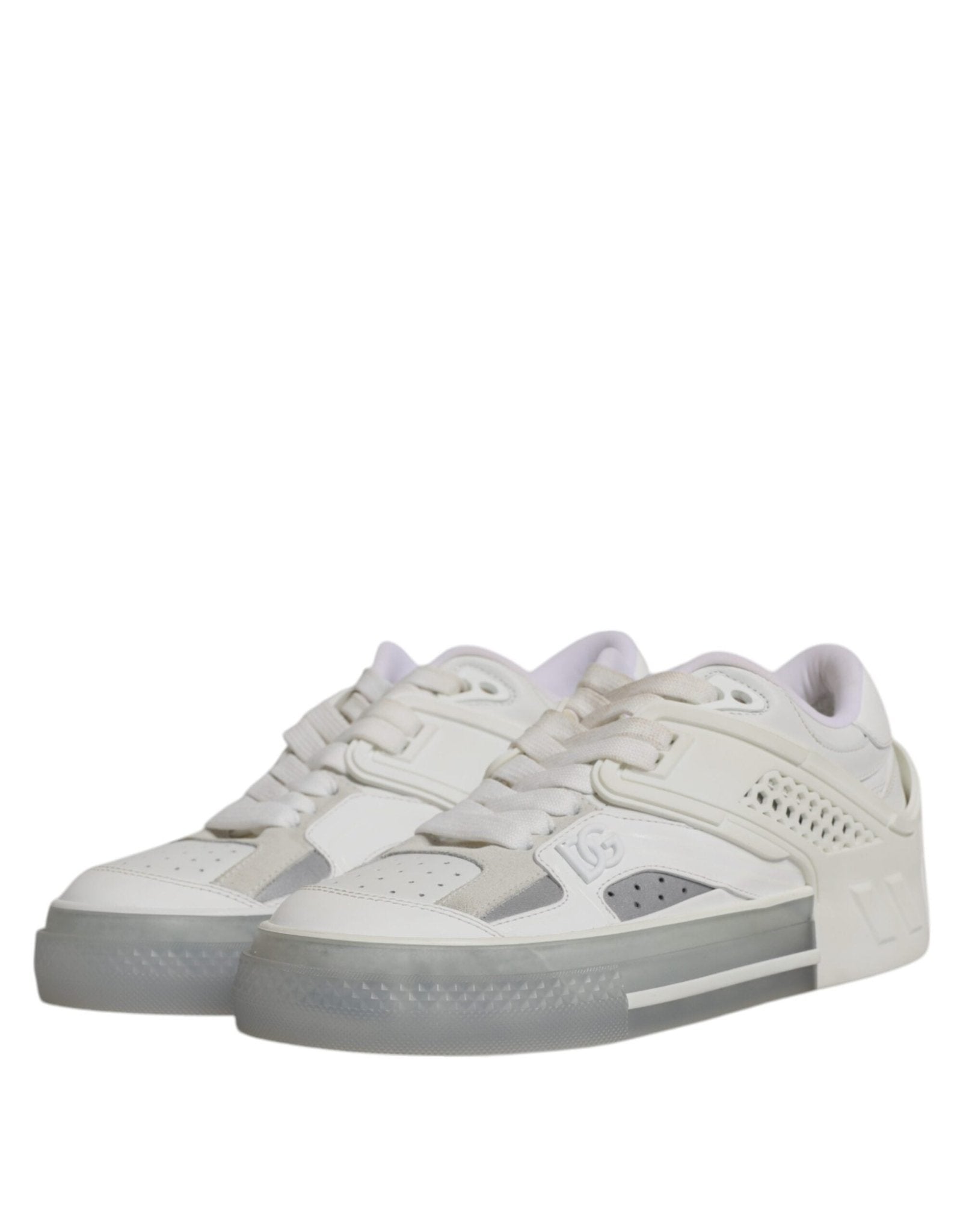 Dolce & Gabbana White DG Logo CUSTOM 2.Zero Sneakers Shoes - SMARTMARTNZ