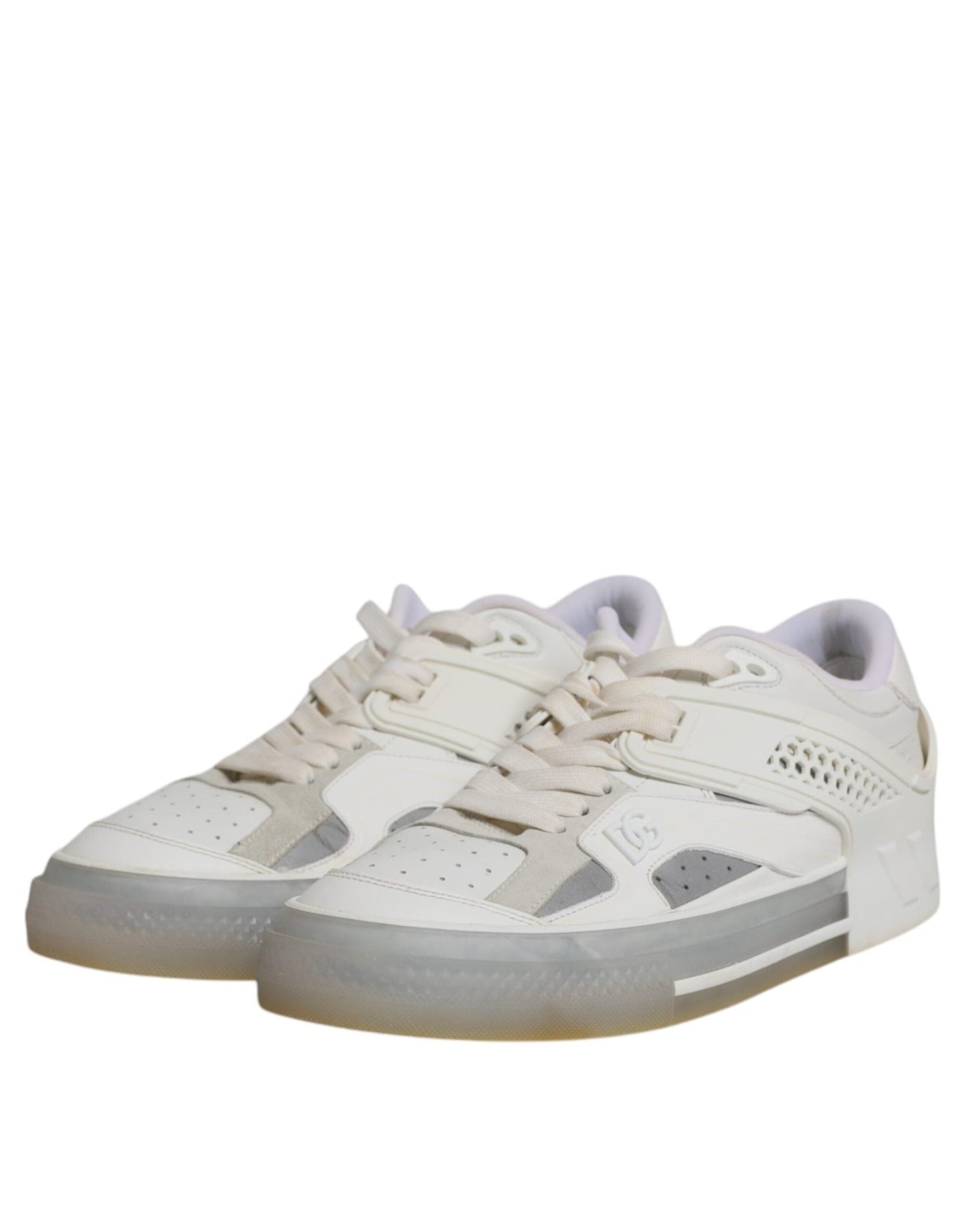 Dolce & Gabbana White DG Logo CUSTOM 2.Zero Sneakers Shoes - SMARTMARTNZ