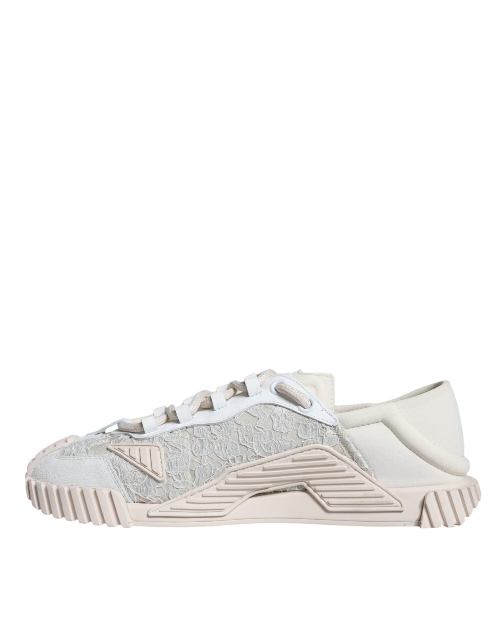 Dolce & Gabbana White Lace NS1 Low Top Sneaker Sports Shoes - SMARTMARTNZ