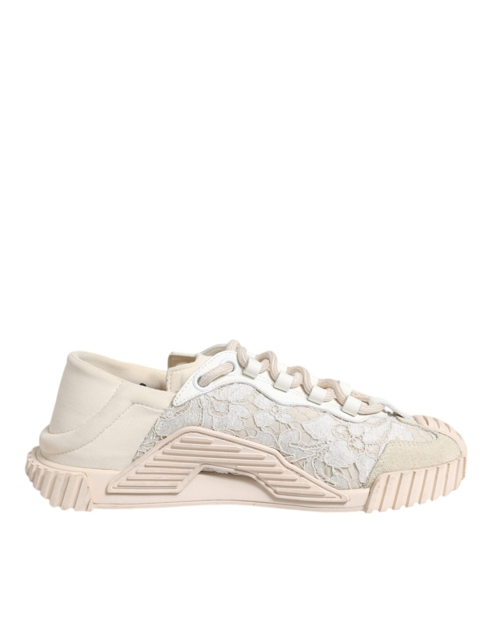 Dolce & Gabbana White Lace NS1 Low Top Sneaker Sports Shoes - SMARTMARTNZ