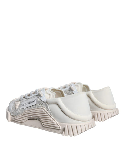 Dolce & Gabbana White Lace NS1 Low Top Sneaker Sports Shoes - SMARTMARTNZ