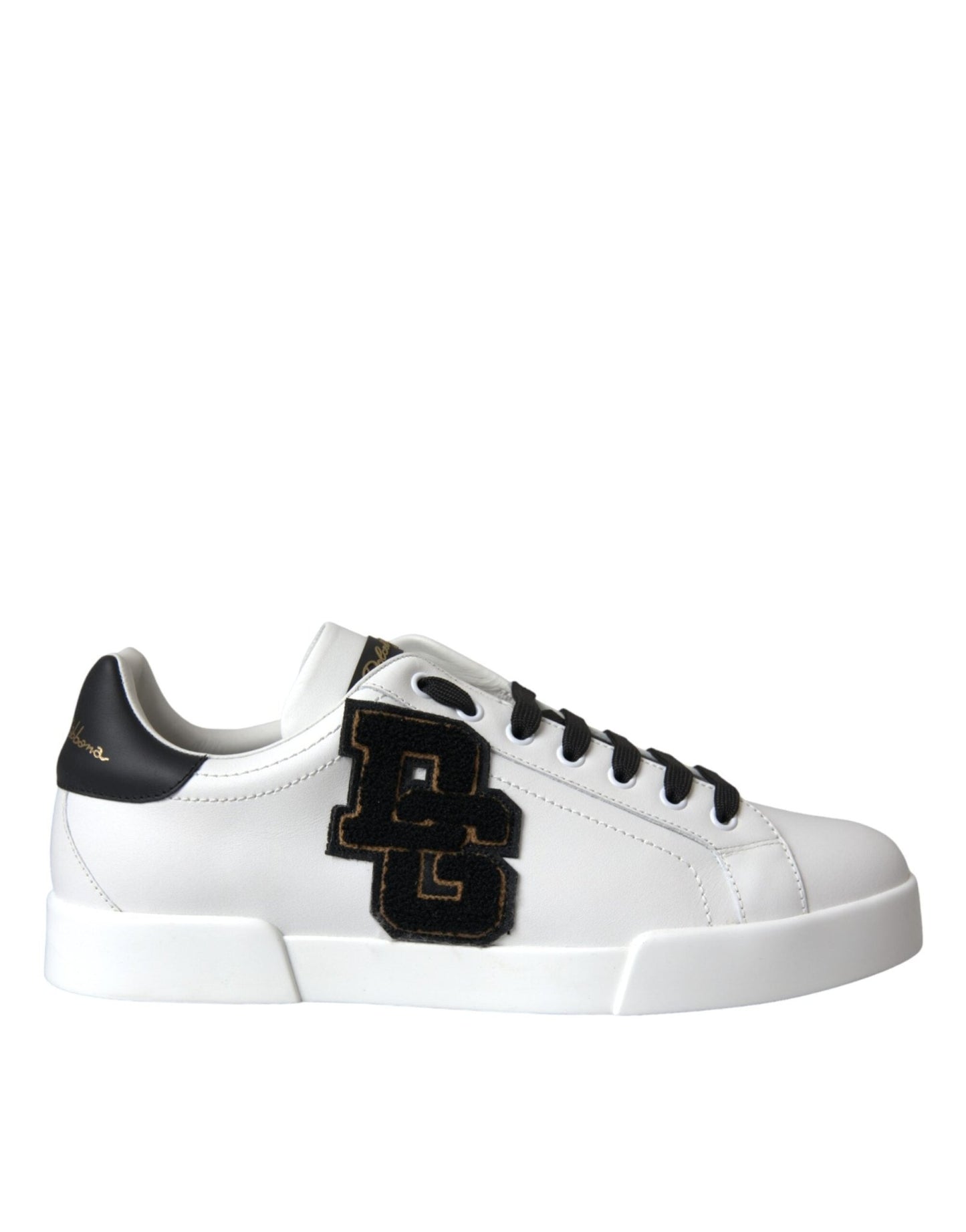 Dolce & Gabbana White Leather DG Logo Casual Low Top Sneakers Shoes - SMARTMARTNZ