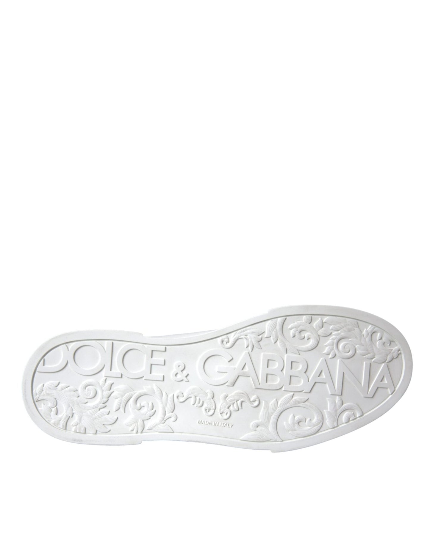 Dolce & Gabbana White Leather DG Logo Casual Low Top Sneakers Shoes - SMARTMARTNZ