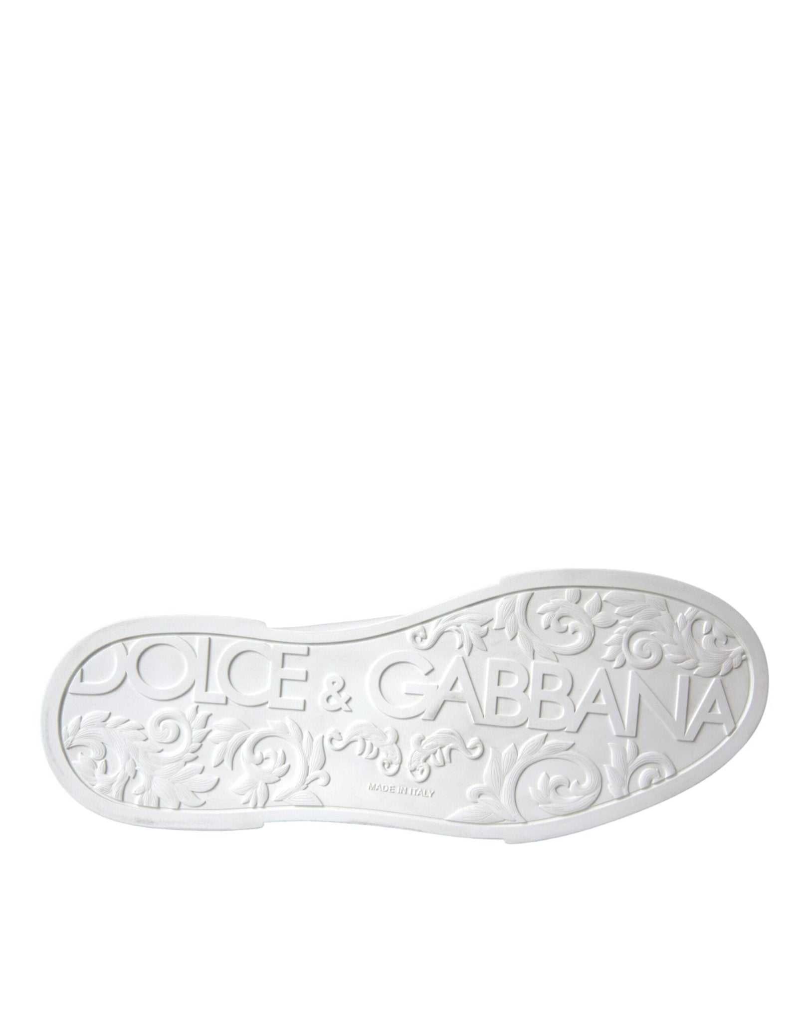 Dolce & Gabbana White Leather DG Logo Casual Low Top Sneakers Shoes - SMARTMARTNZ