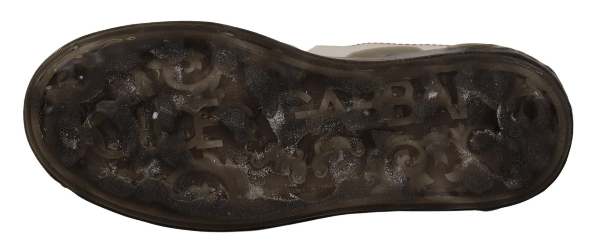 Dolce & Gabbana White Leather Shoes Womens Logo Portofino Sneakers - SMARTMARTNZ