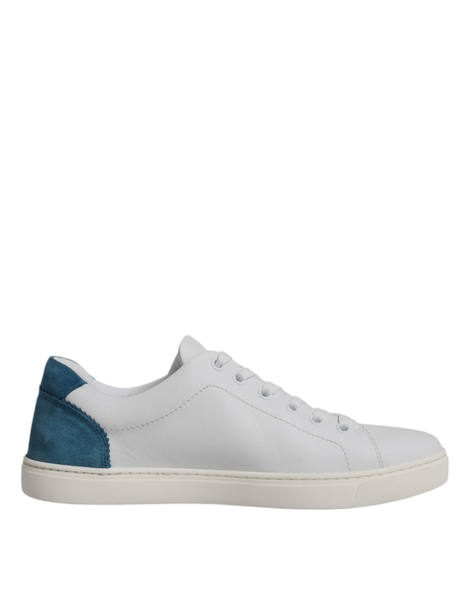 Dolce & Gabbana White London Calf Leather Sneakers Shoes - SMARTMARTNZ