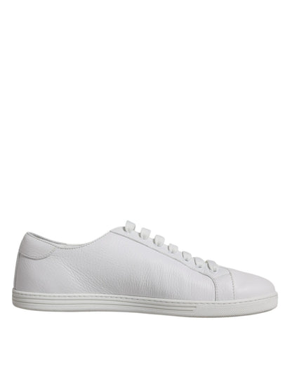 Dolce & Gabbana White Low Top Men Saint Tropez Sneakers Shoes - SMARTMARTNZ