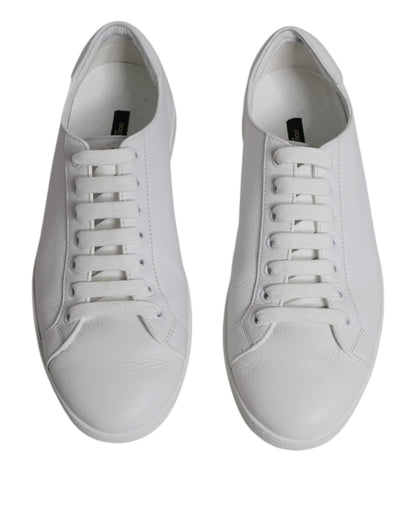 Dolce & Gabbana White Low Top Men Saint Tropez Sneakers Shoes - SMARTMARTNZ