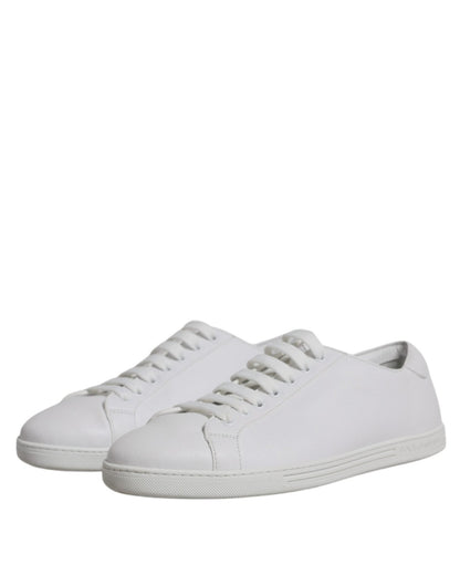 Dolce & Gabbana White Low Top Men Saint Tropez Sneakers Shoes - SMARTMARTNZ