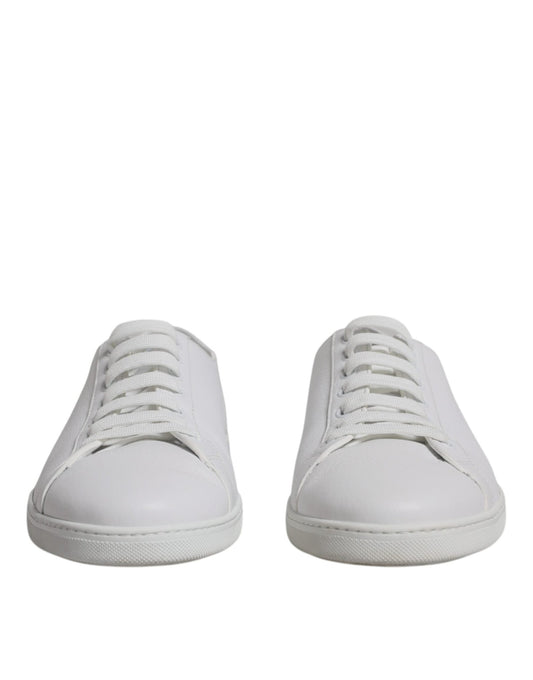 Dolce & Gabbana White Low Top Men Saint Tropez Sneakers Shoes - SMARTMARTNZ