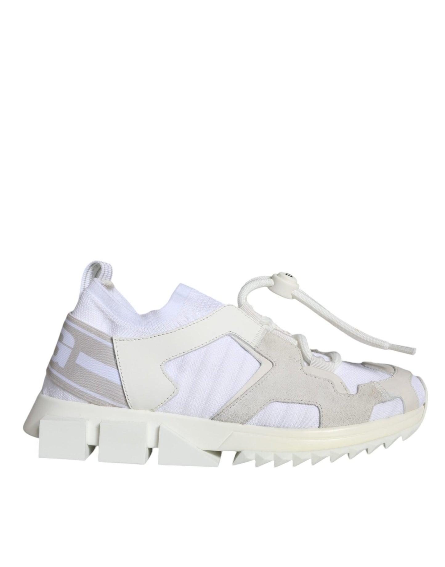 Dolce & Gabbana White Mesh Sorrento Trekking Sneakers Shoes - SMARTMARTNZ