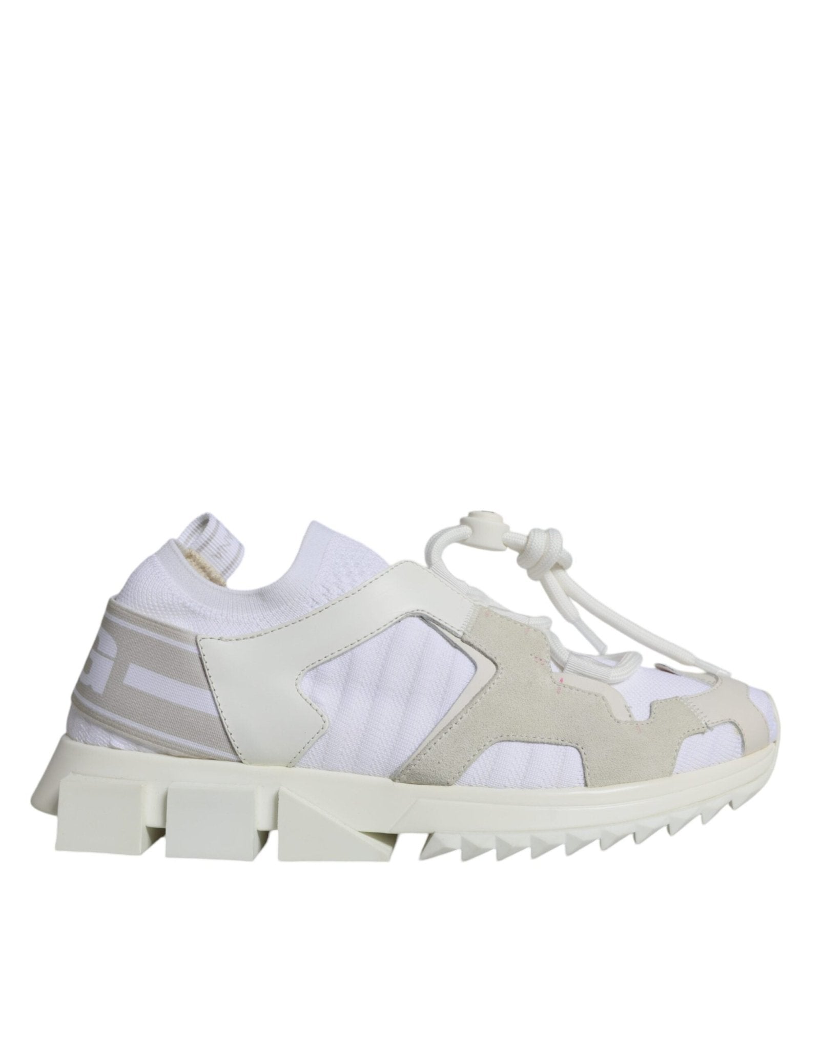 Dolce & Gabbana White Mesh Sorrento Trekking Sneakers Shoes - SMARTMARTNZ